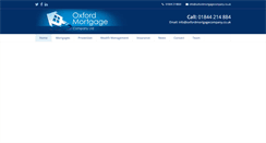 Desktop Screenshot of oxfordmortgagecompany.co.uk